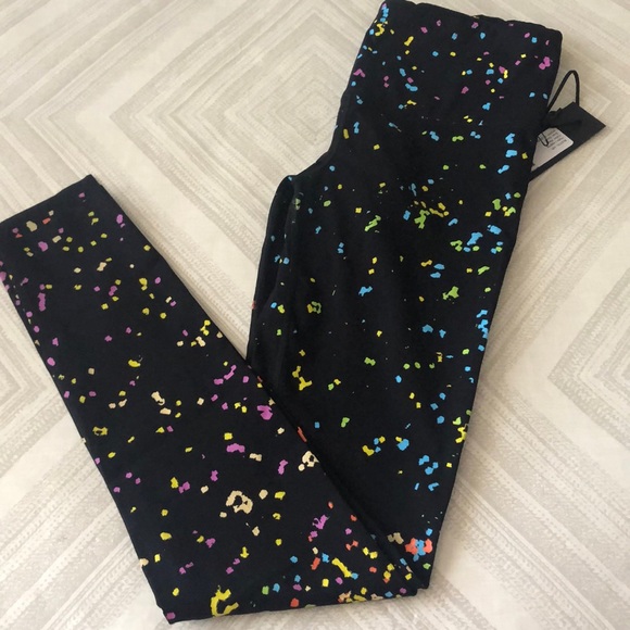 Noli Pants - Black Line by Noli Black w Color Confetti Leggings